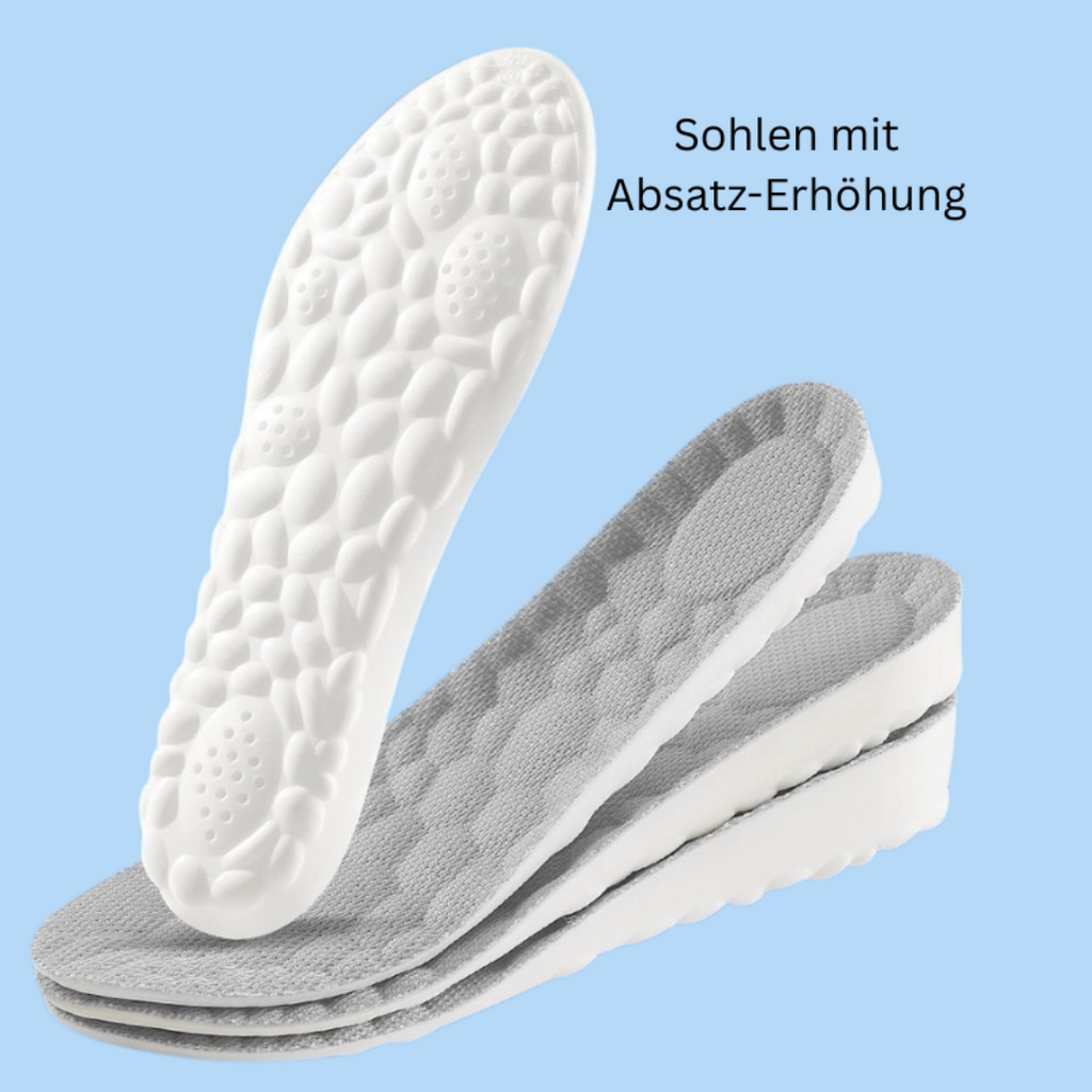 Sohlen mit Absatz-Erhöhung